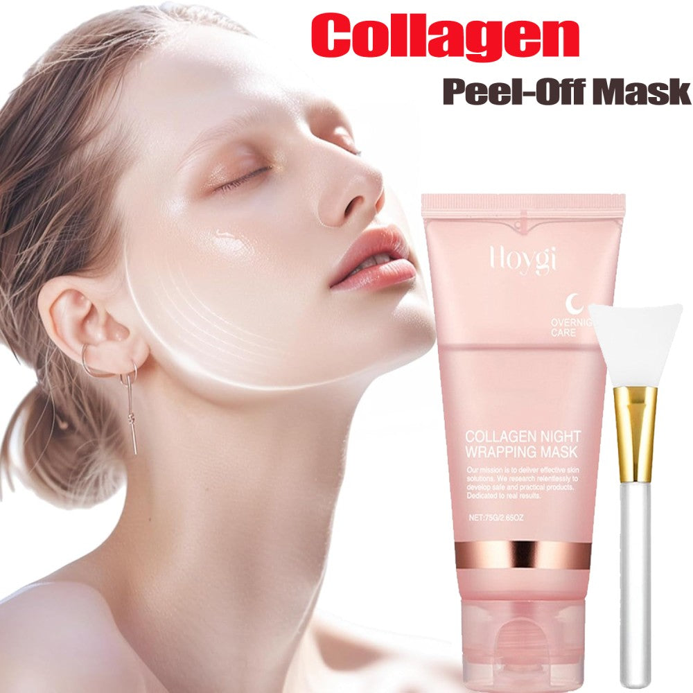 Collagen Peel-Off Face Mask 75g with Applicator Brush