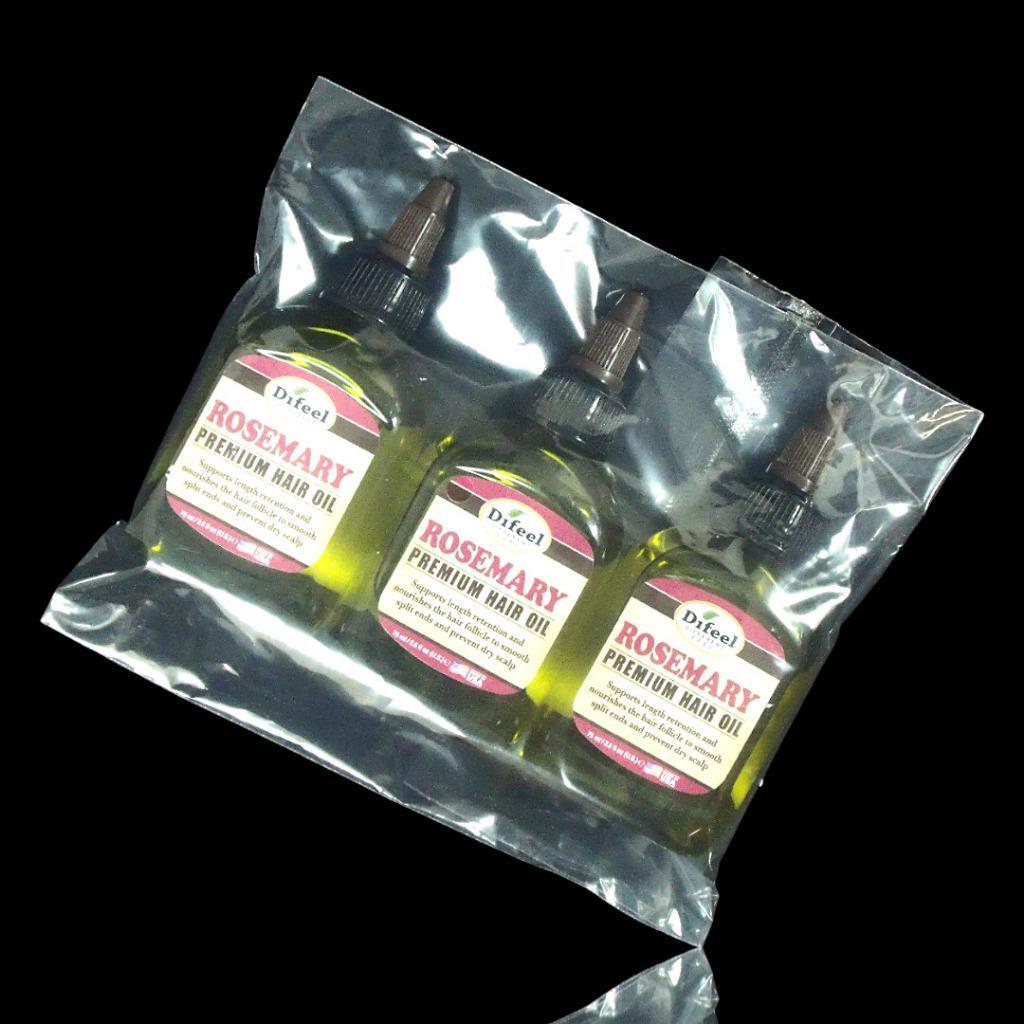 Hair Oil - Rosemary Premium Nourishing Treatment, Alcohol-Free, 2.5oz, Pack of 3