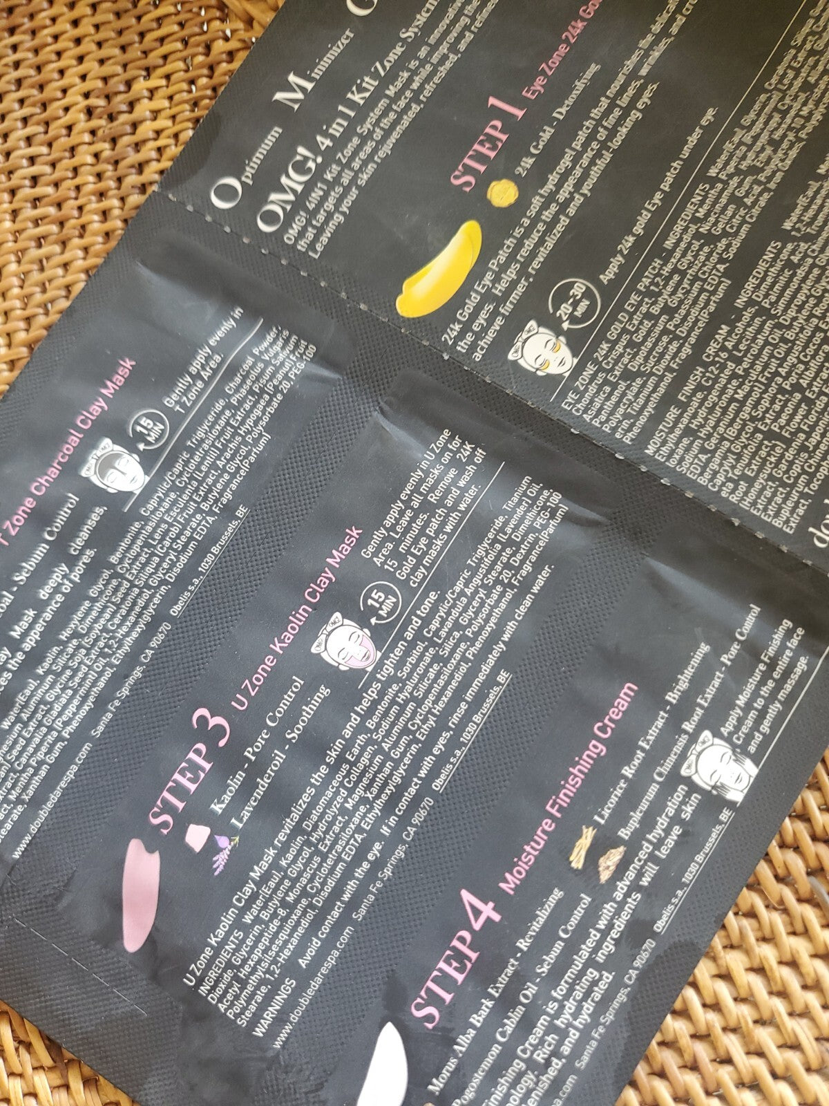 4-in-1 Zone System Face Mask Set of 2