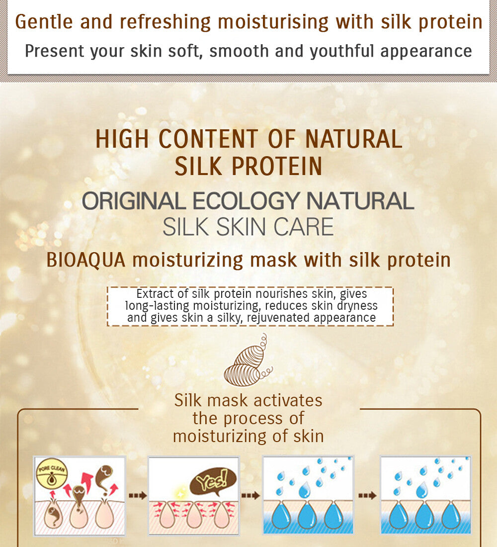 Silk Protein Face Lotion Hydrating Oil-control Moisturizing Anti