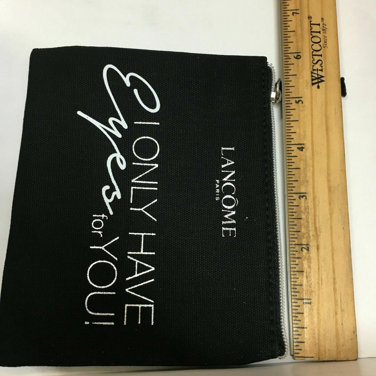 Lancôme Eye Makeup Bag - Black Cosmetic Purse for Cosmetics