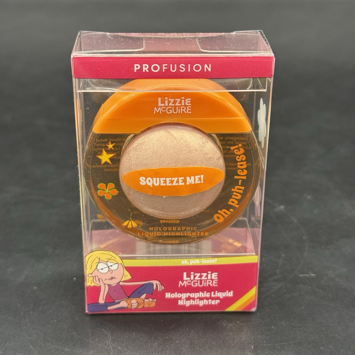 Lizzie McGuire holographic liquid highlighter makeup