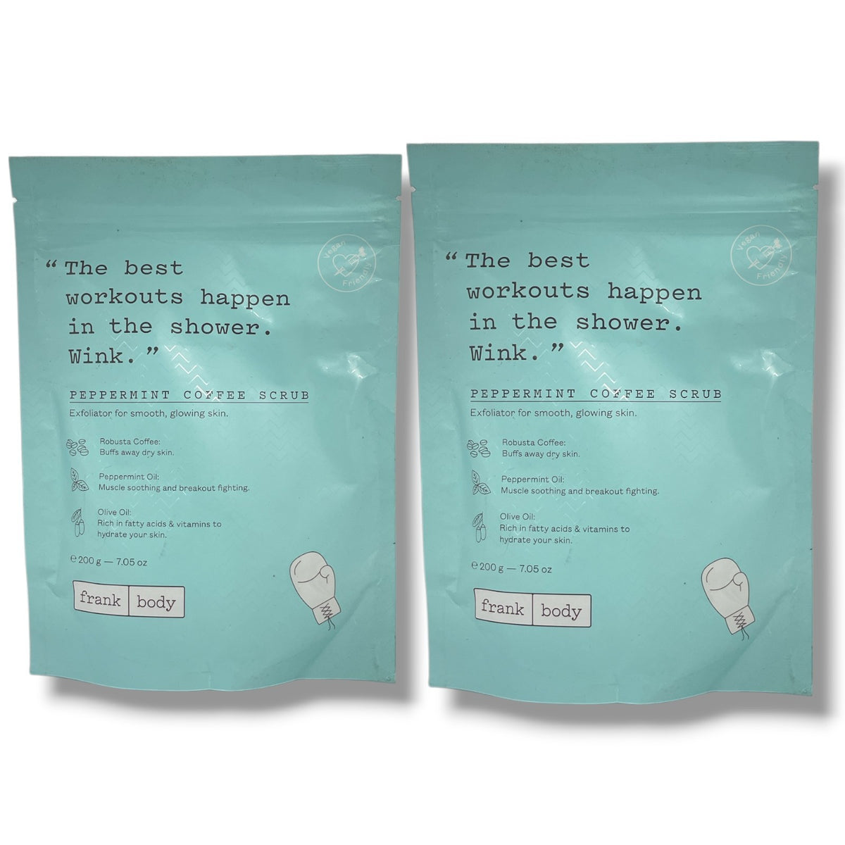 Frank Body Peppermint Coffee Scrub Exfoliator For Smooth, Glowing