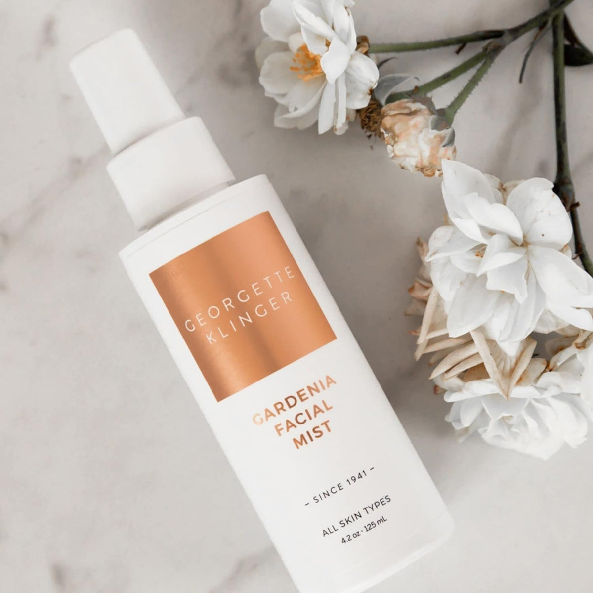 Facial Mist Hydrating Spray with Gardenia Scent for Makeup & Skin Care