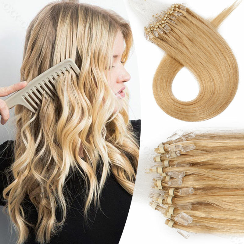 150g Micro Loop Hair Extensions Human Hair - Nano Bead Micro Links