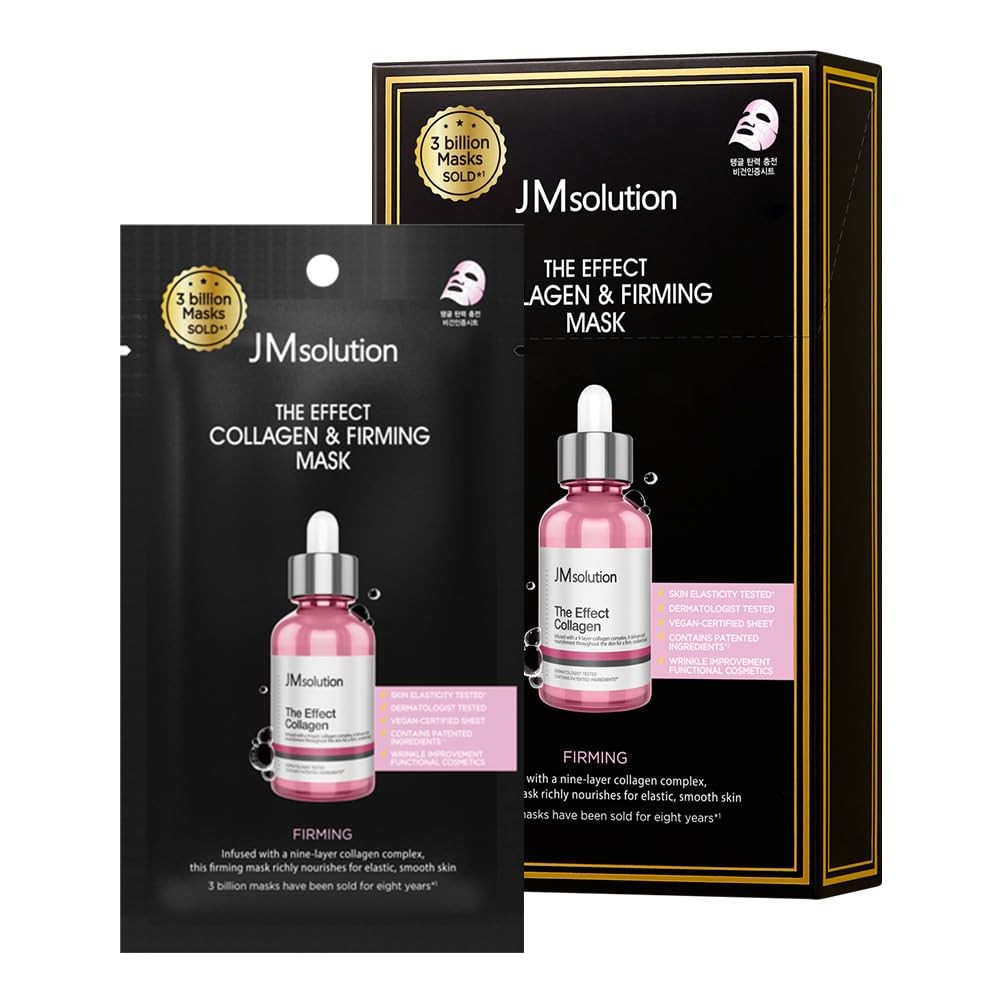 Collagen & Firming Sheet Mask (10 Sheets) - K-Beauty Face Mask