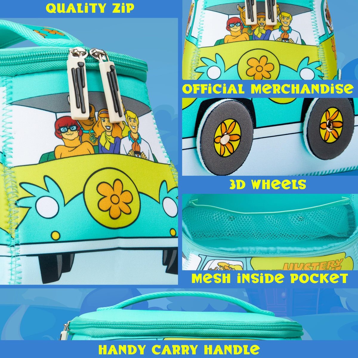 Girls Travel Toiletry Bag with Multiple Compartments - Cute Makeup Organizer for Kids Teens Women