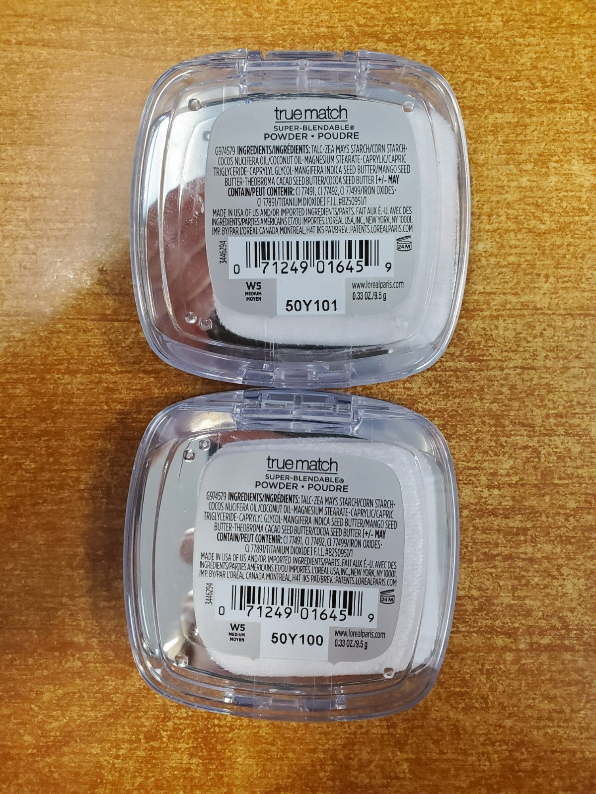 L'Oréal True Match Super Blendable Powder W5 Medium 2-Pack - Natural Finish