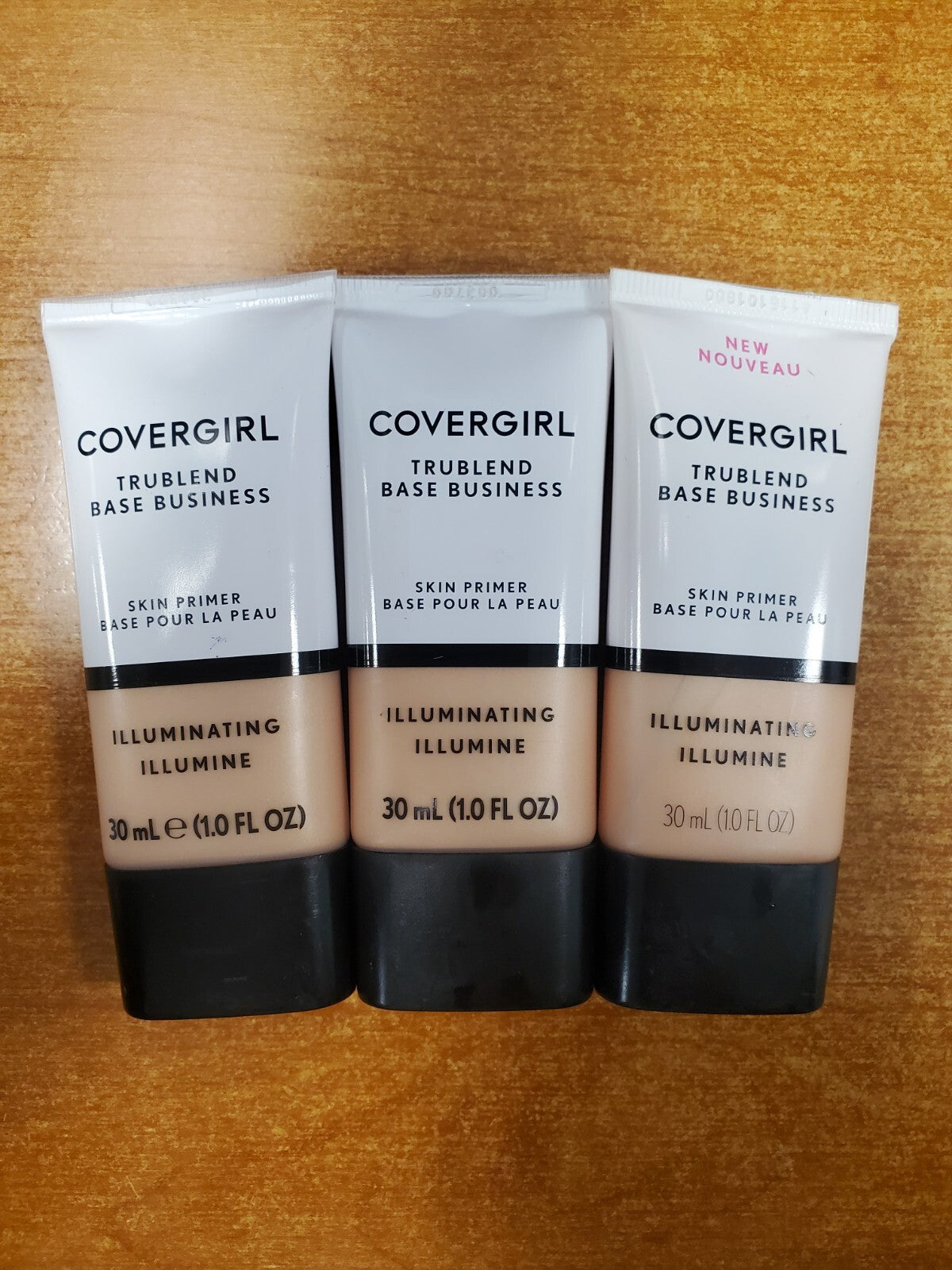 3-Pack Illuminating Face Primer - Oil-Free, Long-Lasting, Suitable for All Skin Types