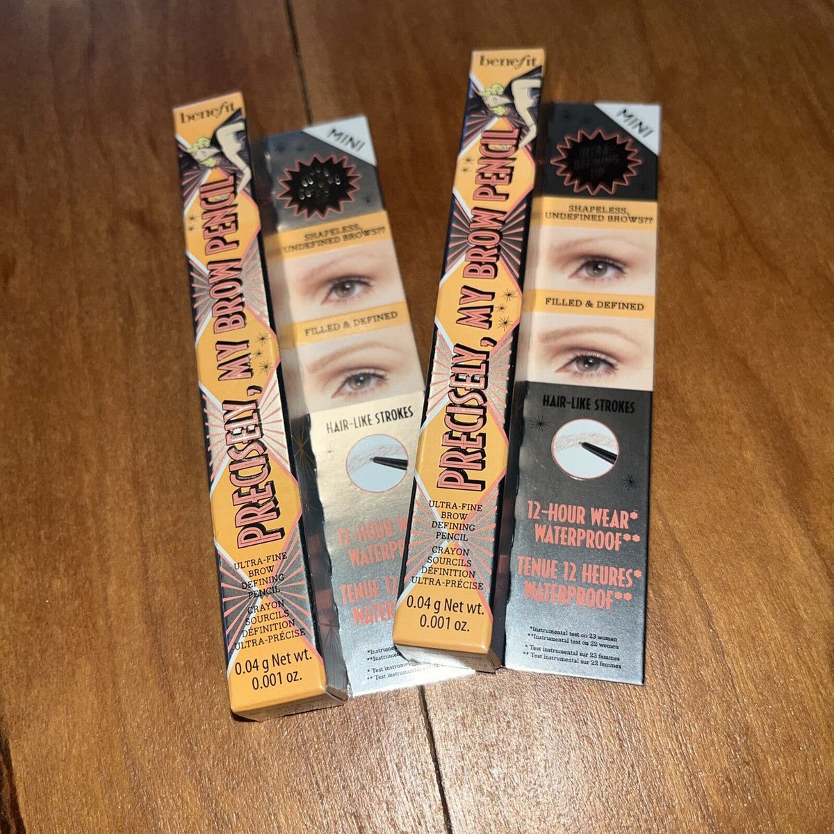 Mini Brow Pencil Set of 2 - Shade 1 Cool Light Blonde, Ultra-Fine Eyebrow Pencils