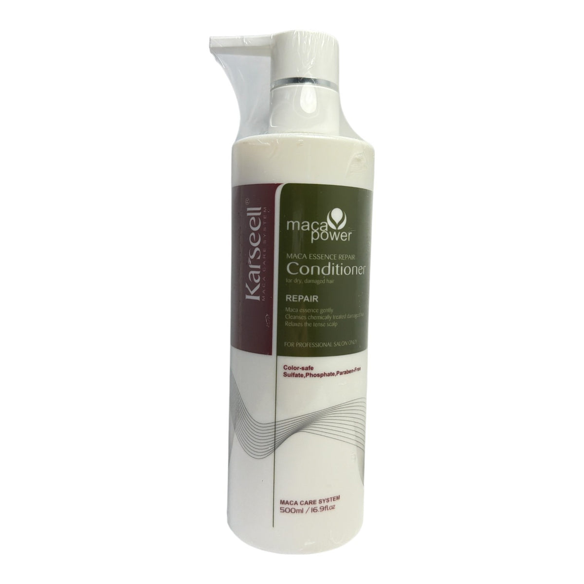 Karseel Maca Power Maca Essence Repair Conditioner 500ml - Nourishing Hair Care