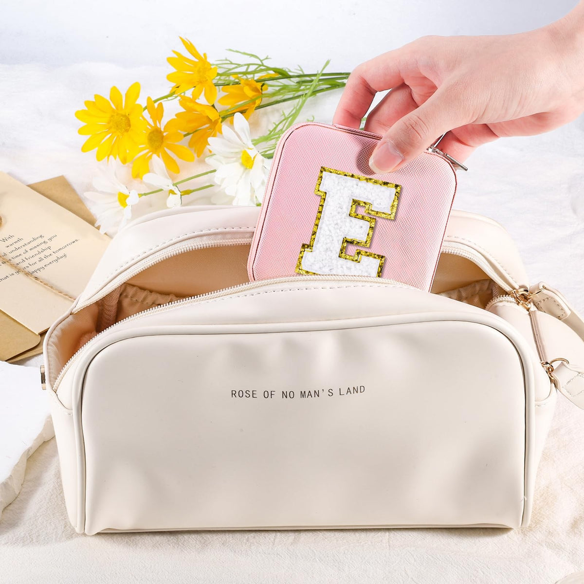 Travel Jewelry Case for Women Girls Mini Pink Organizer with Compartments