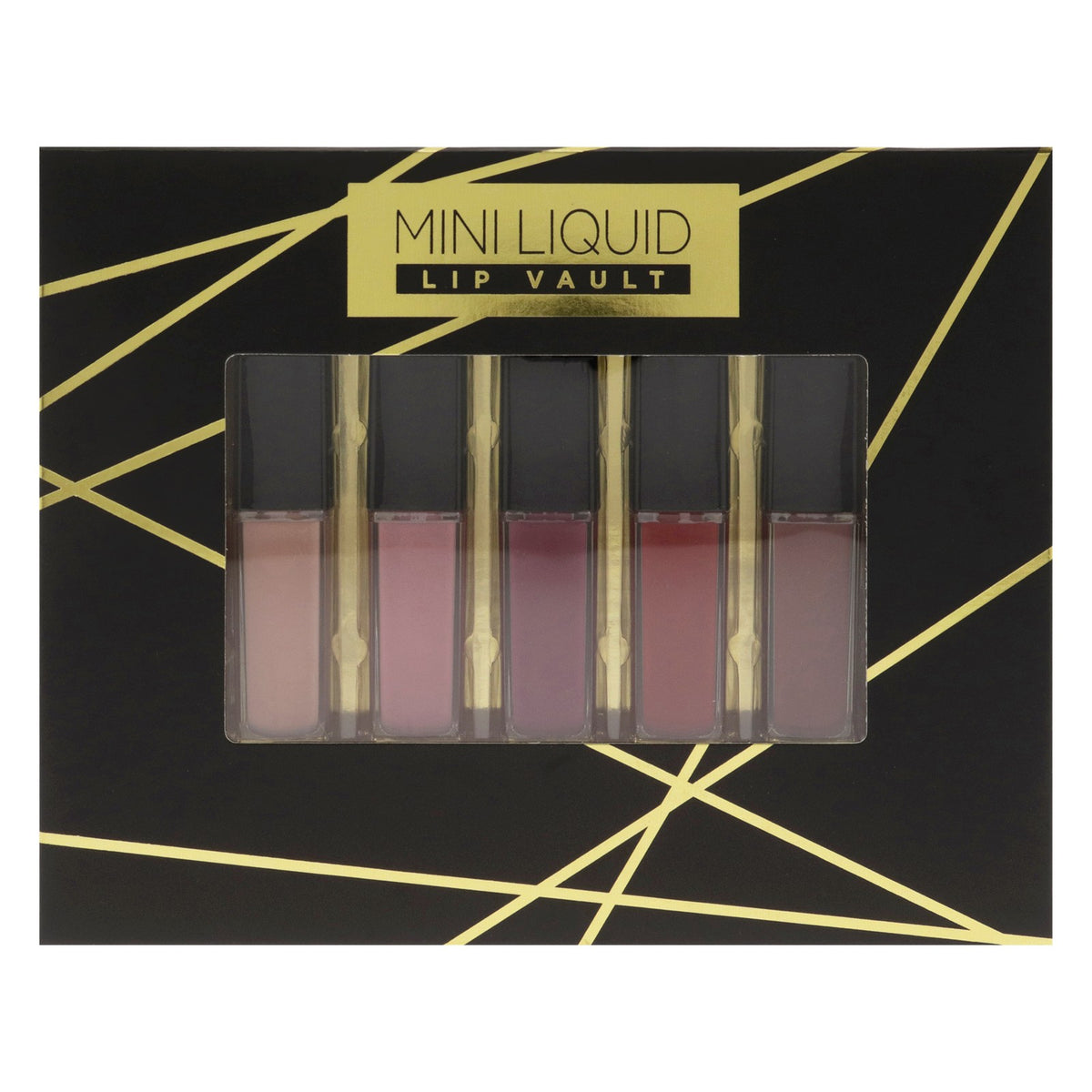 Mini Liquid Lipstick Vault Set - Long Wear, Hydrating, High Pigment
