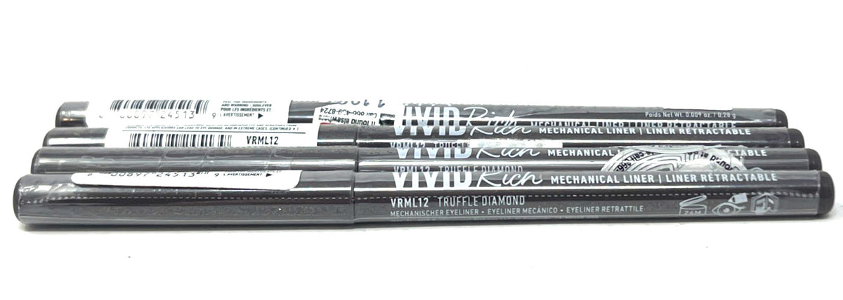 Set of 4 NYX Vivid Rich Mechanical Lip Liners - Truffle Diamond VRML12