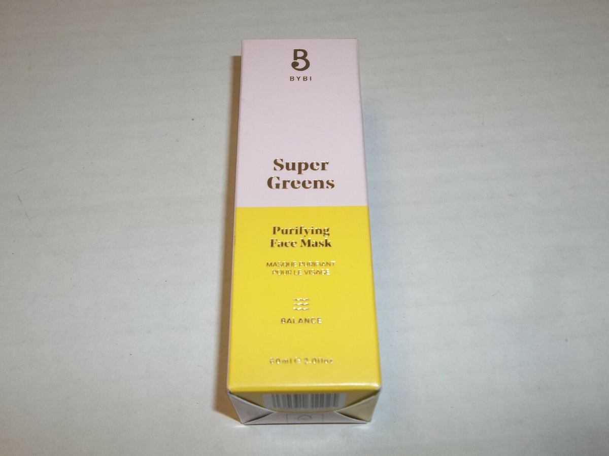 BYBI Super Greens Purifying Face Mask 2 Fl Oz - Vegan Skin Care