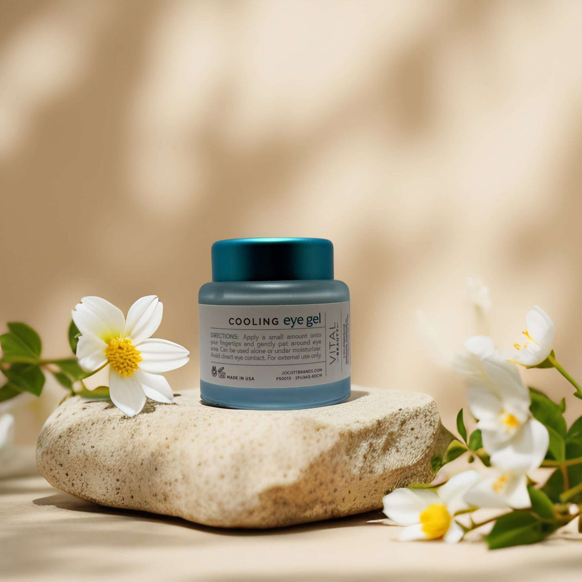 Cooling Eye Gel for Puffiness Reduction Hydrating Under-Eyes 1 oz