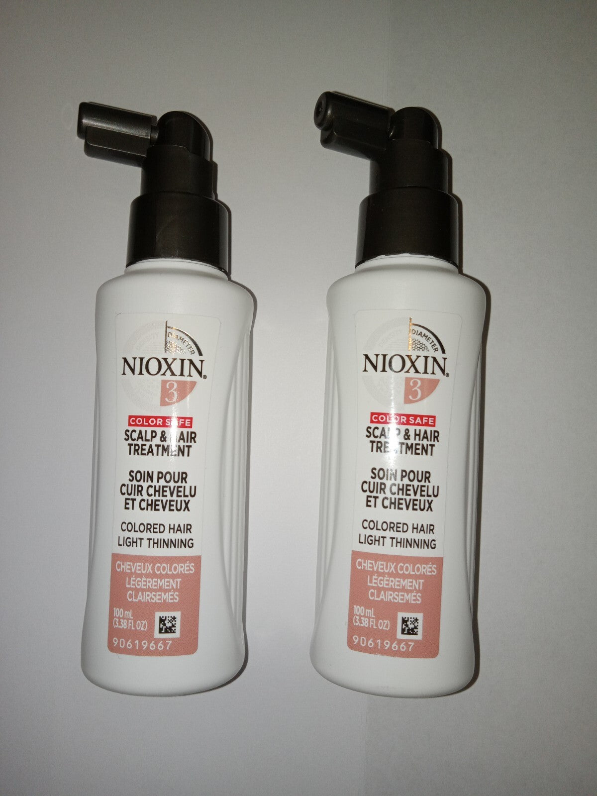 Nioxin System 3 Scalp Treatment Color Safe Light Thinning 3.38oz - 2 Pack