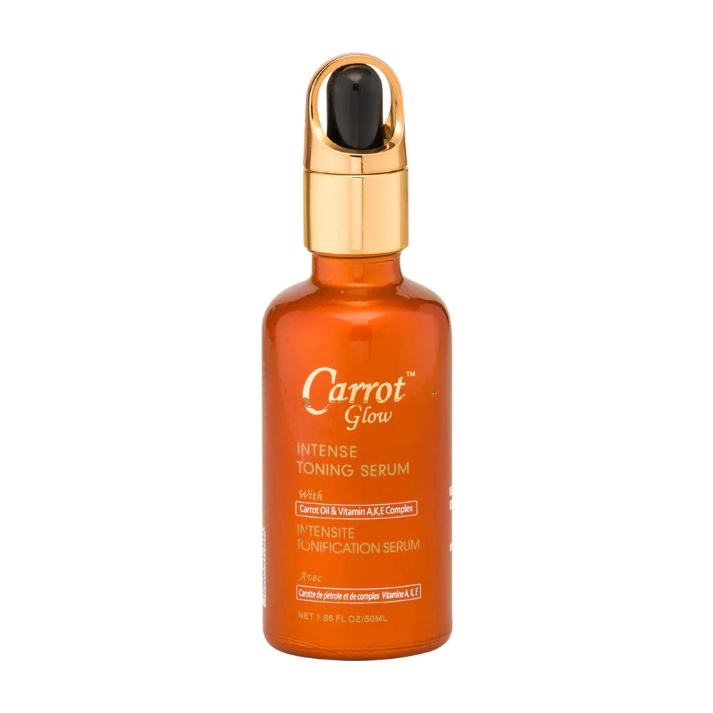 Carrot Glow Intense Skin Toning Serum with Vitamin A, K & E - 1.6 oz