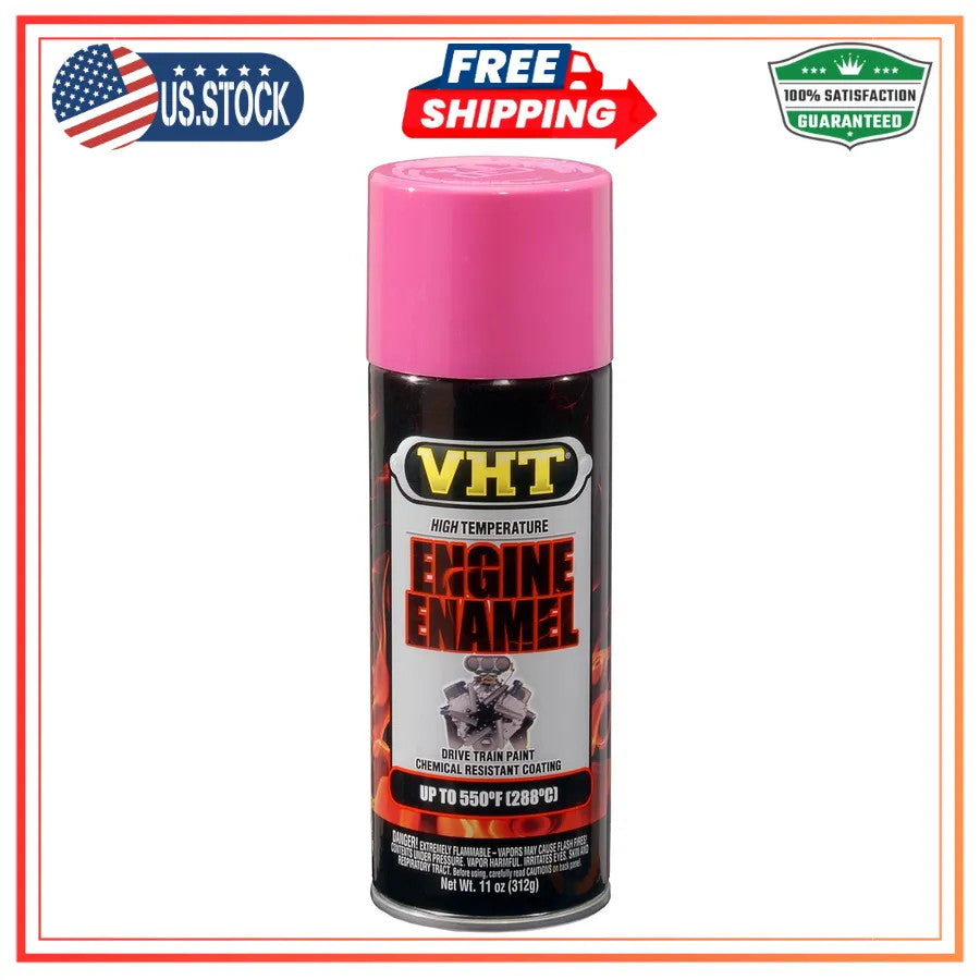 High Heat Engine Enamel Spray Paint - Gloss Hot Pink, 11 oz