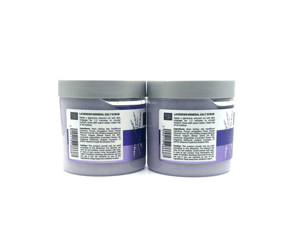 Dead Sea Collection Lavender Exfoliating Mineral Salt Scrub, 2-Pack