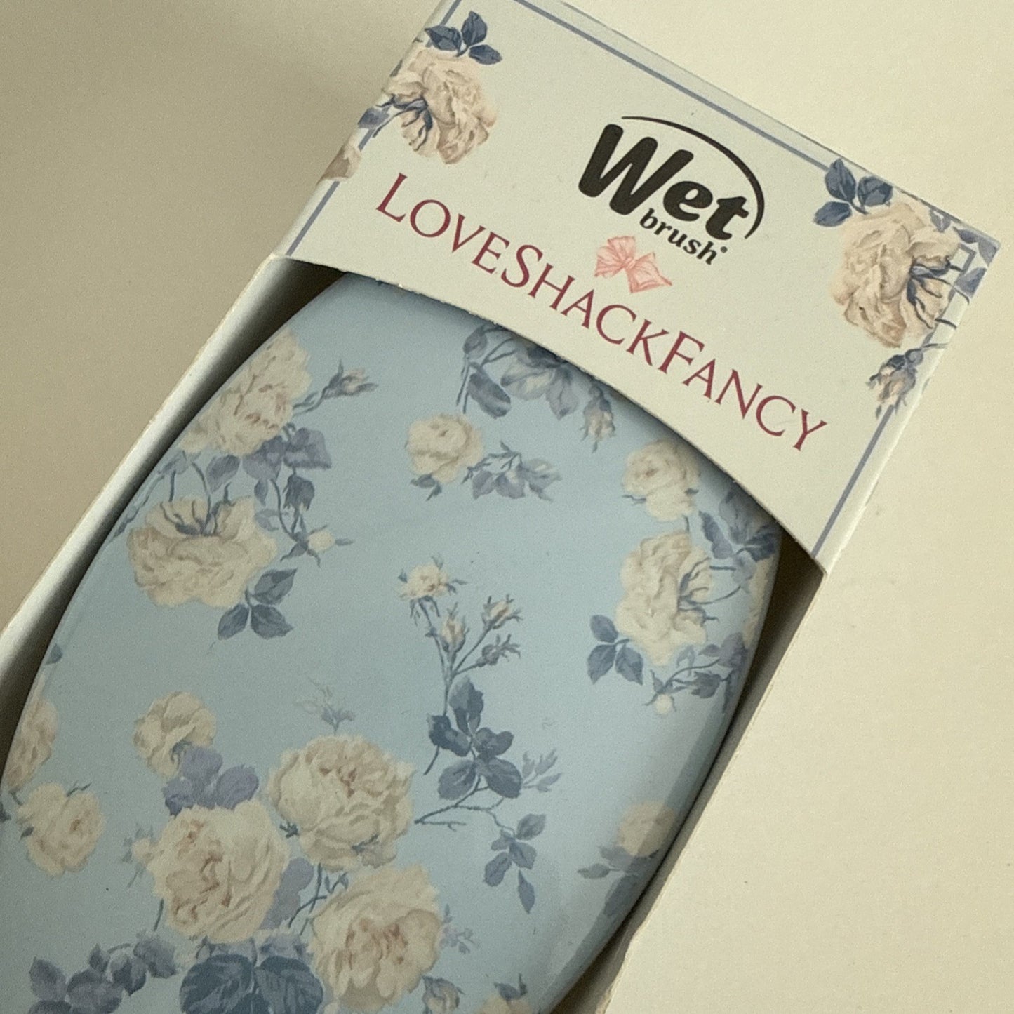 Large Detangler Brush with Rosette Design - LoveShackFancy x Wet Brush Everblooming