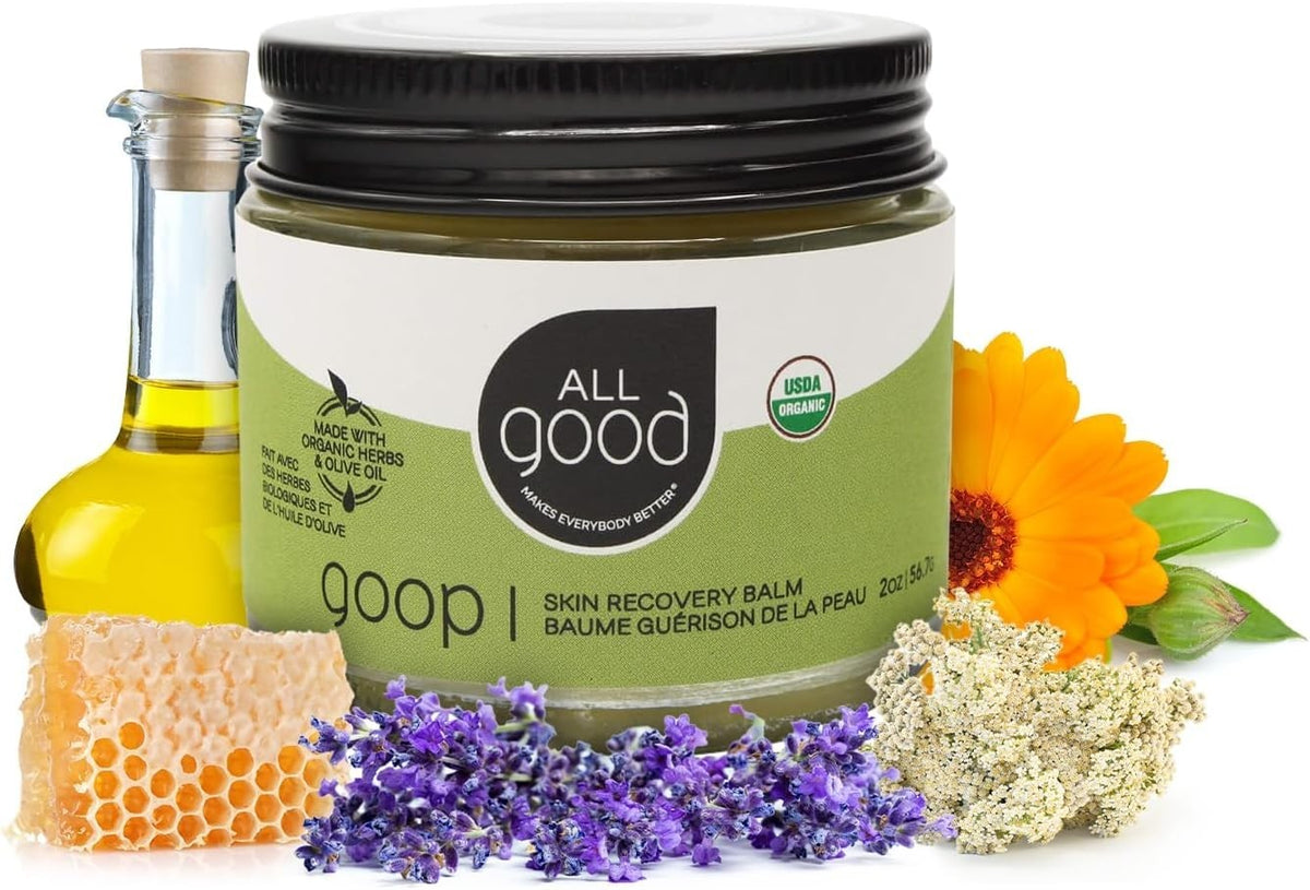 Natural Skin Recovery Balm - Organic Herbal Healing Salve 2 oz