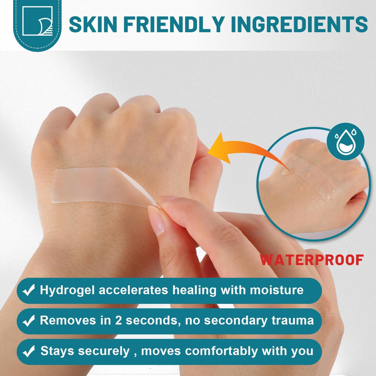 Acne Patch Roll 0.66in x 75in Hydrocolloid