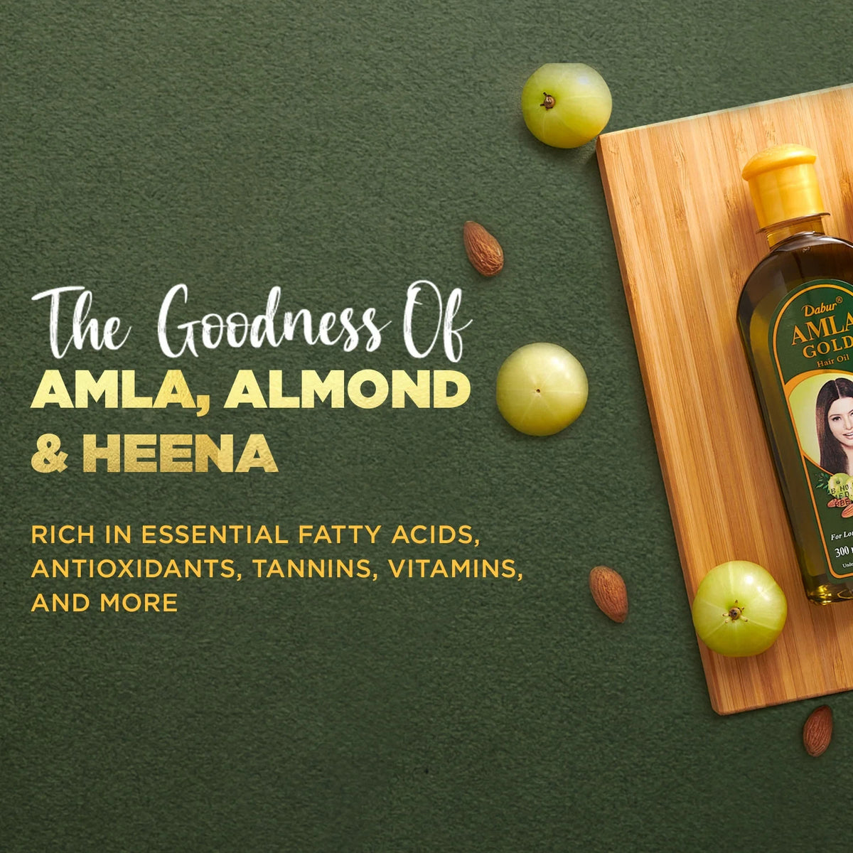 Hair Oil for Long, Soft, Strong Hair - Nourishing Natural Formula 300ml