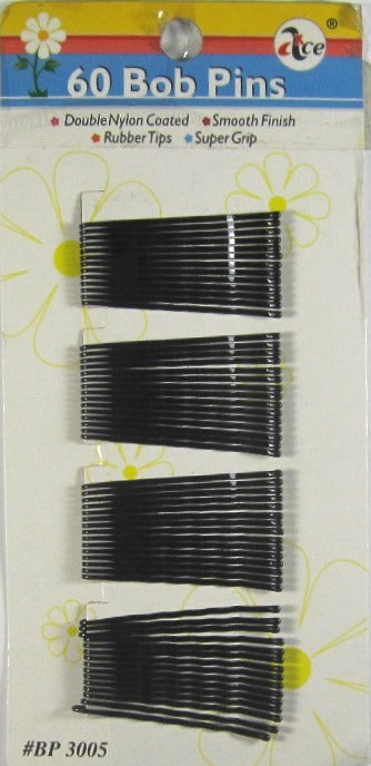 LOT OF 2 PACK-- 2" LONG BOBBY PIN ,HAIR CARE & STYLING NYLON