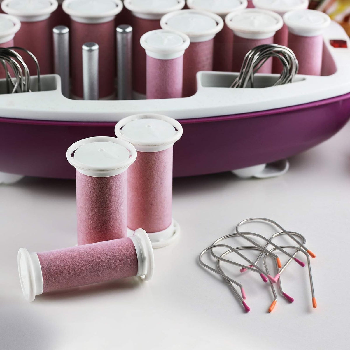 Quality Metal Curler Clips - 20 Count for All Hair Types J-Shape