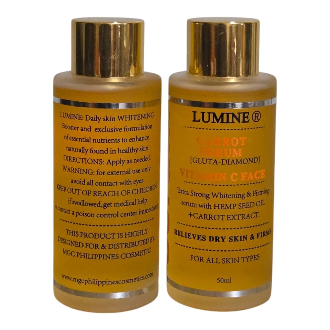 Carrot Brightening Firming Moisturizing Face Serum - 50ml x 2