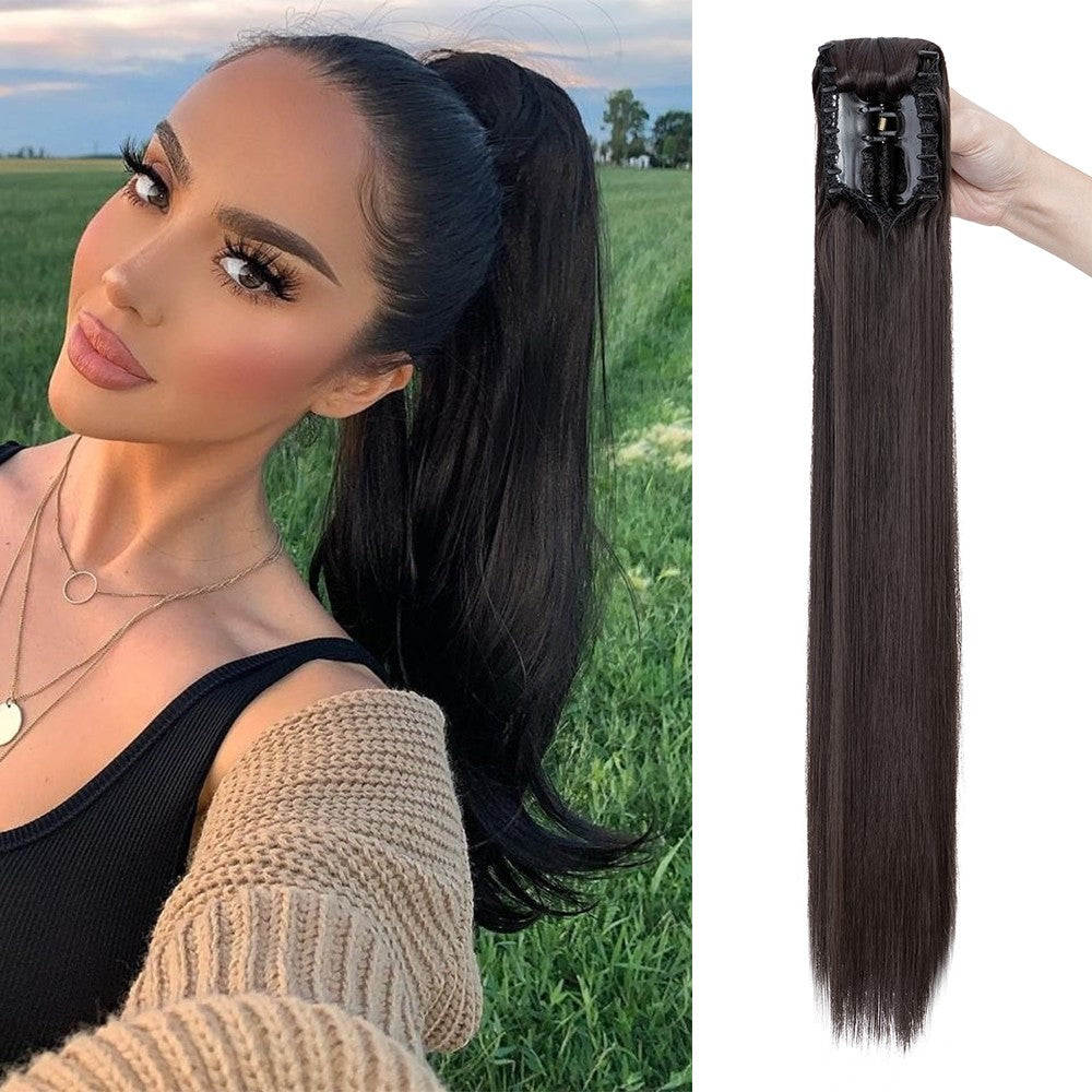 Long 30-Inch Clip-In Hair Extensions - Natural Look & Volume, Multiple Variants