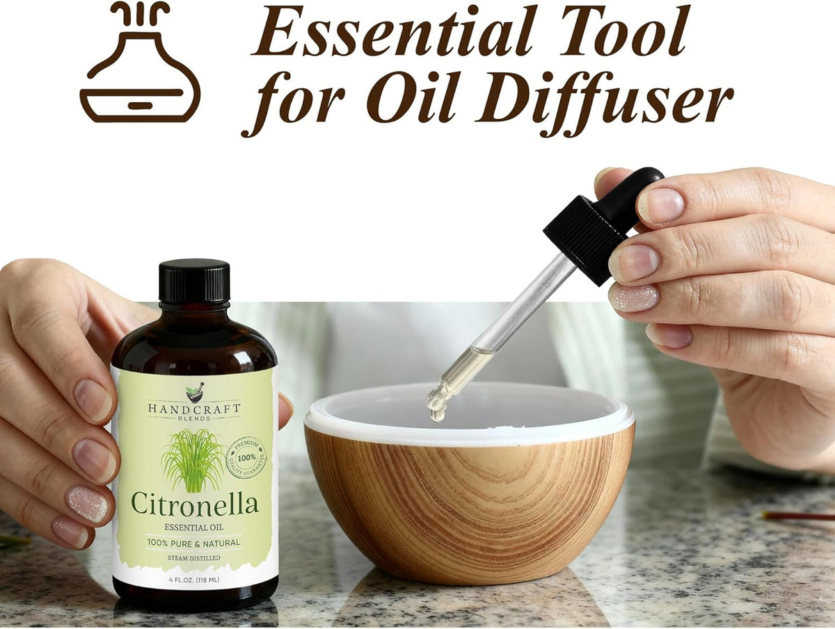 Glass Oil Dropper for 4 oz Bottles with Plastic Protector
