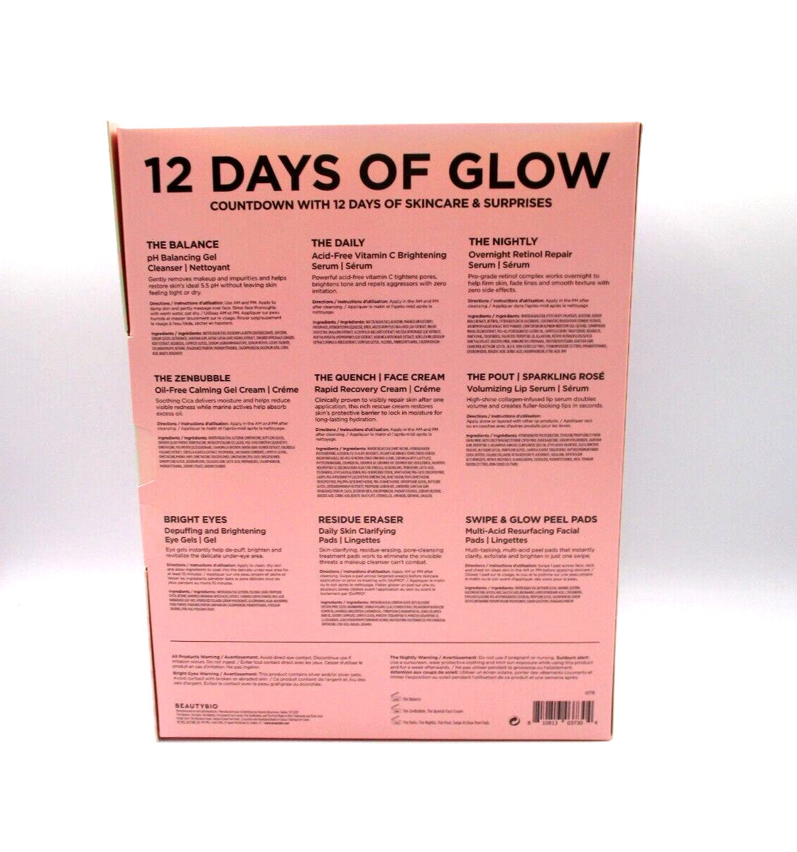 BeautyBio 12-Day Skincare Surprise Set with Cleanser, Serums & More