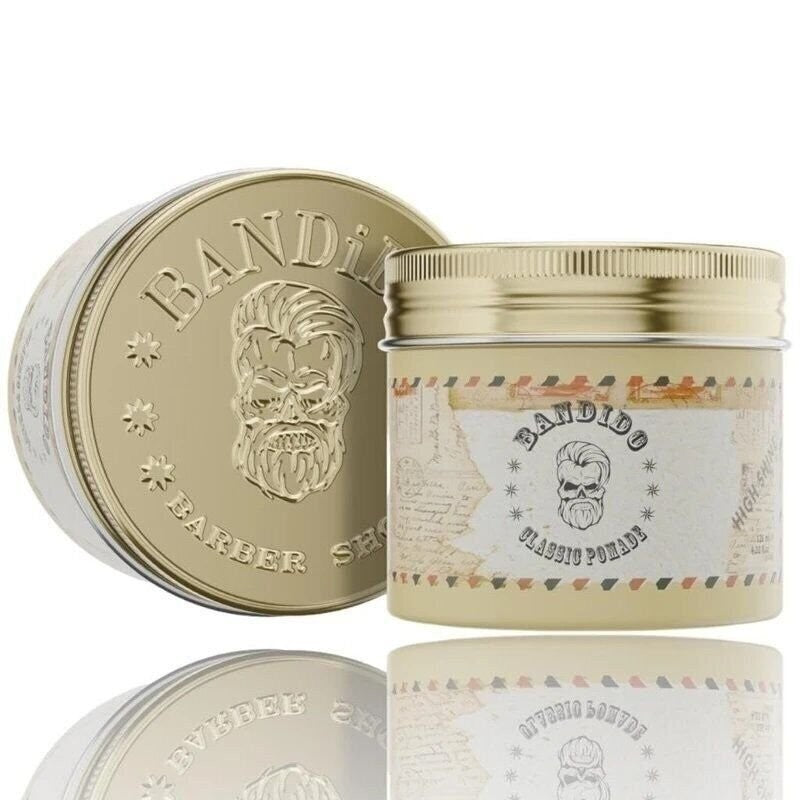 Bandido Classic Pomade 4.22 oz Hair Styling Product for Slicked Back & Textured Looks