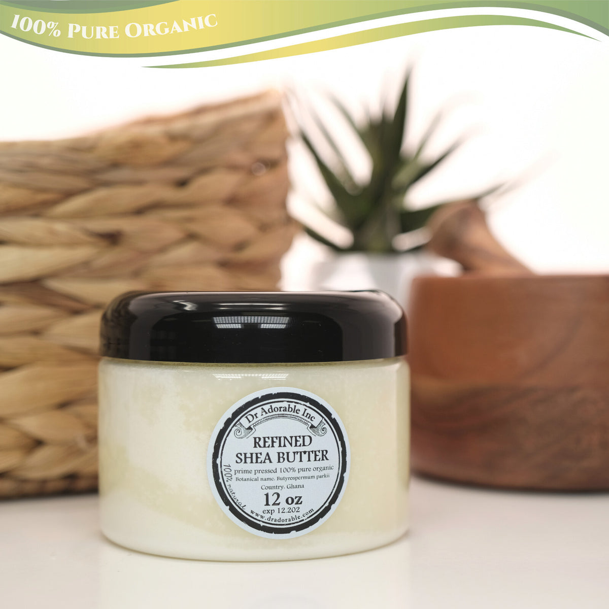 Organic Shea Butter - Pure Refined Natural Moisturizer