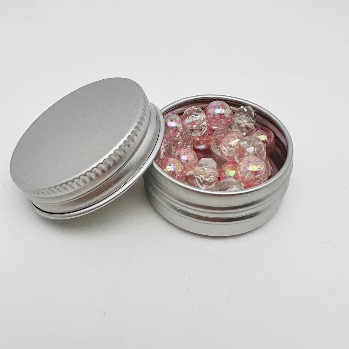 20 Pack Refillable Aluminum Tin Jars with Screw Lids - 0.5 oz, Versatile Storage Containers