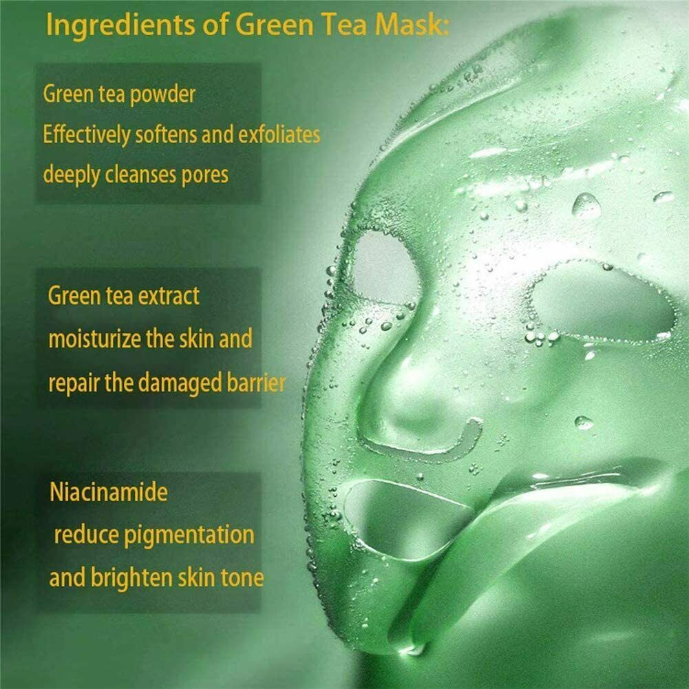 Green Tea Clay Cleansing Stick - 4pcs Facial Mask Set