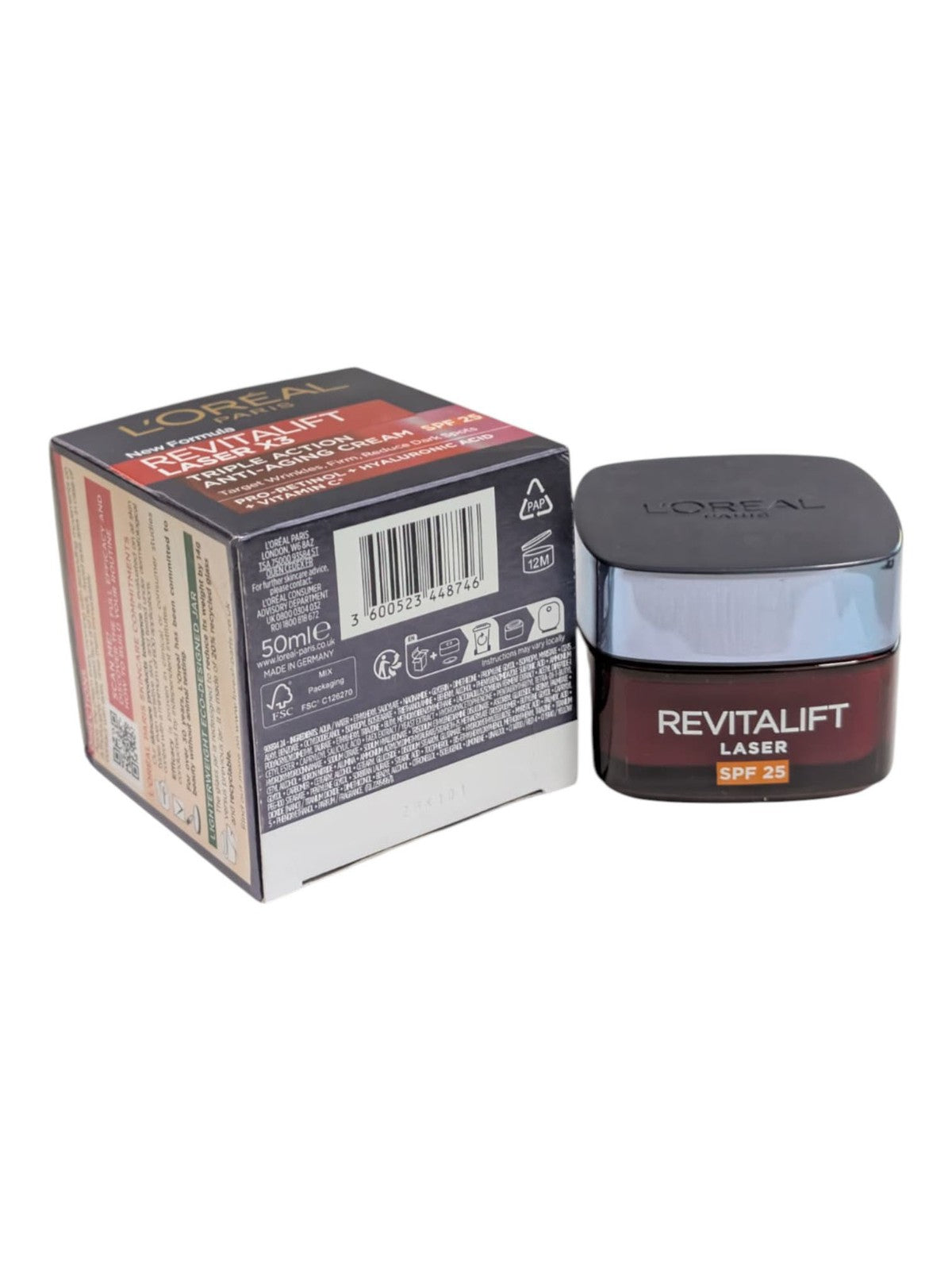 Anti-Aging Face Moisturizer SPF 25 for Mature Skin 50ml