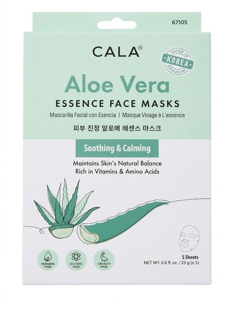 Cala Essence Face Masks - 5 Sheet Pack