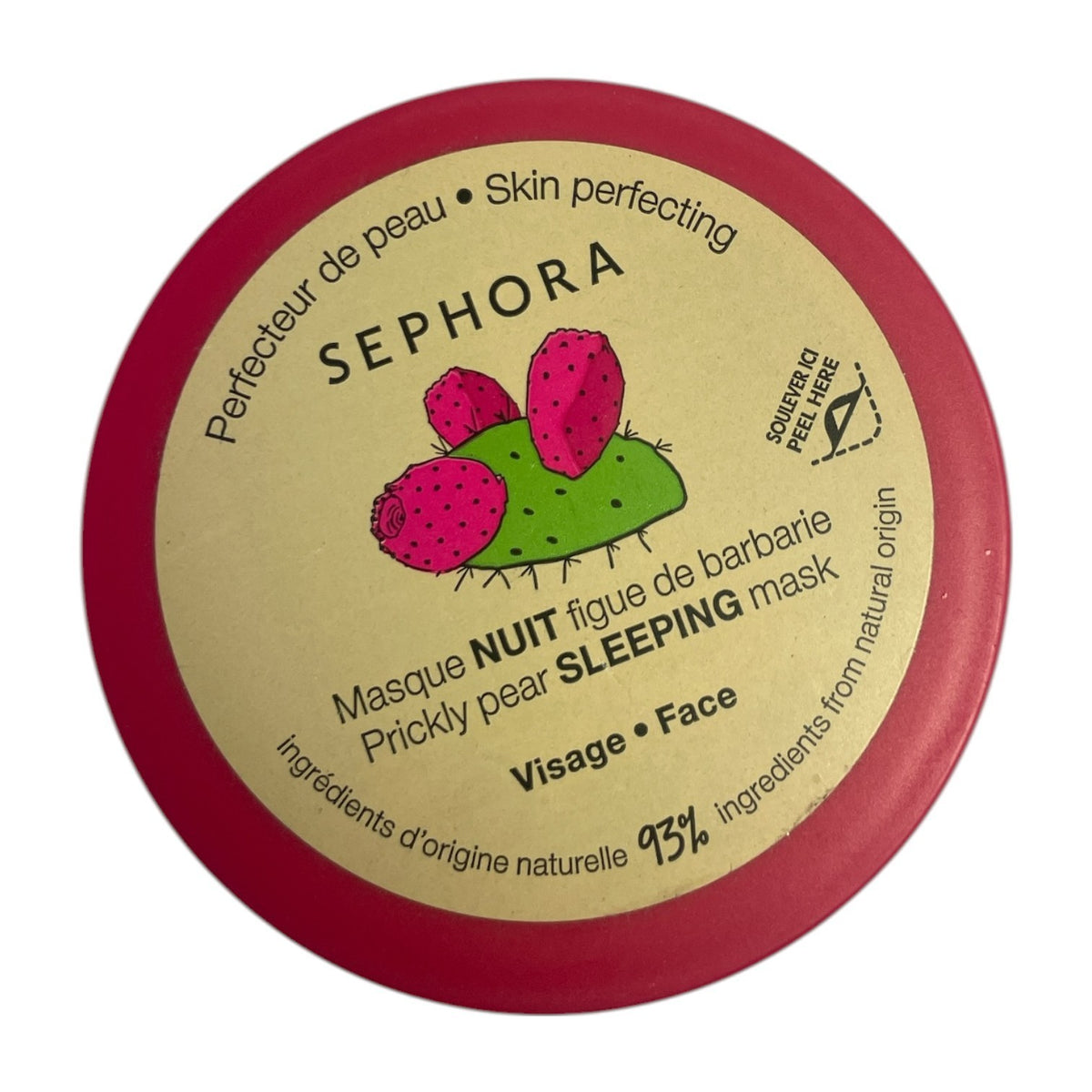 Sephora Prickly Pear Sleeping Mask - Hydrating Skin Care 50ml
