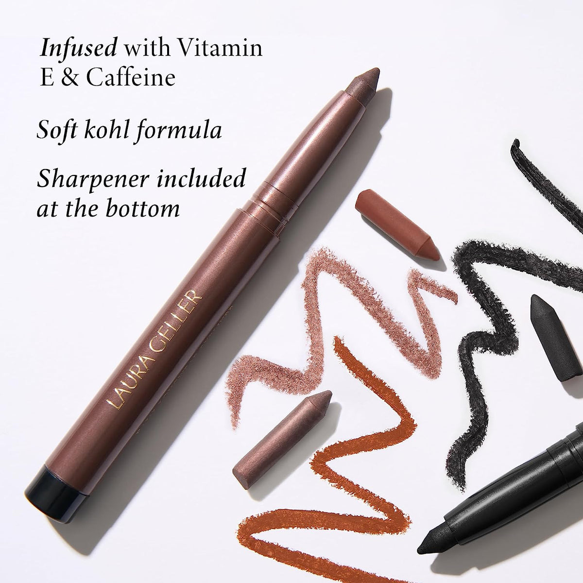 Longwear Kohl Eyeliner Pencil - Smoky Plum with Vitamin E & Caffeine