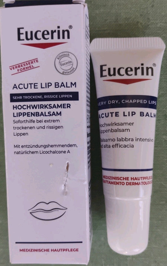 Eucerin UreaRepair Plus Lip Balm 10ml - Calming, Fragrance-Free, Moisturizing