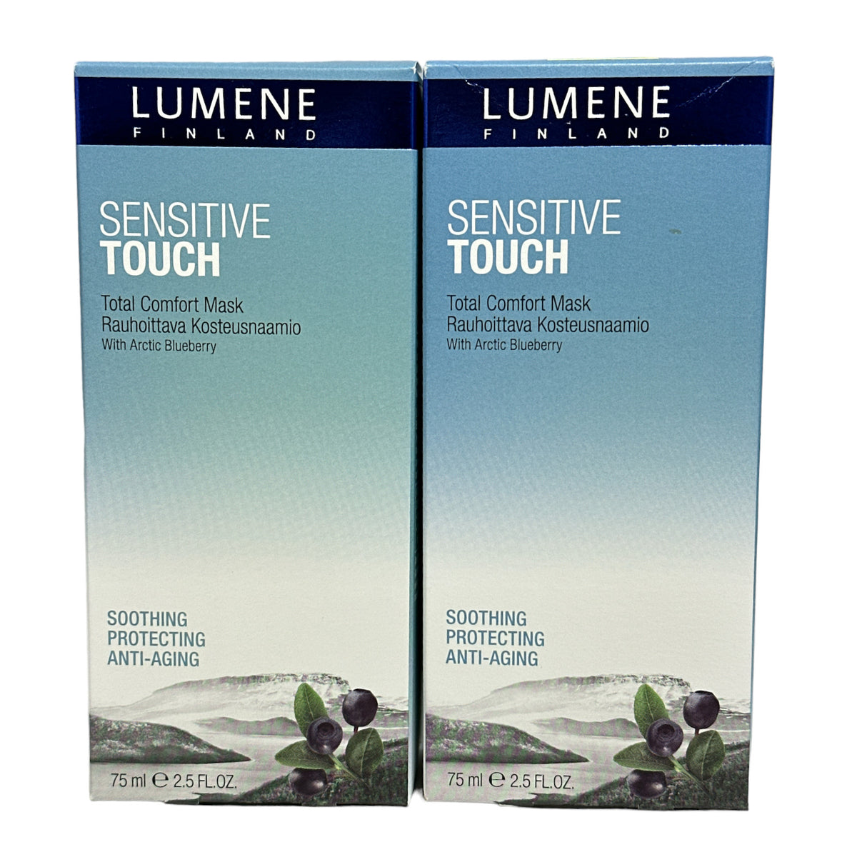 Lumene Sensitive Touch Total Comfort Mask - Pack of 2