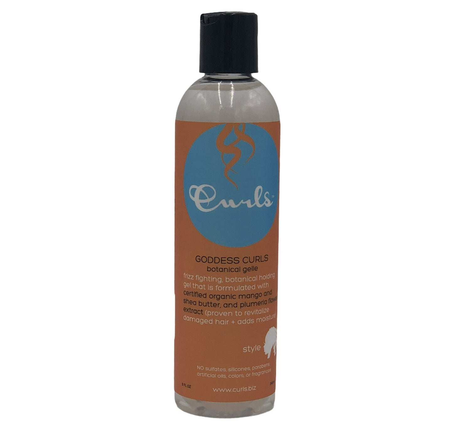 Botanical Curl Gel for Curly Hair - Mango Shea & Plumeria - 8 oz 2 Pack