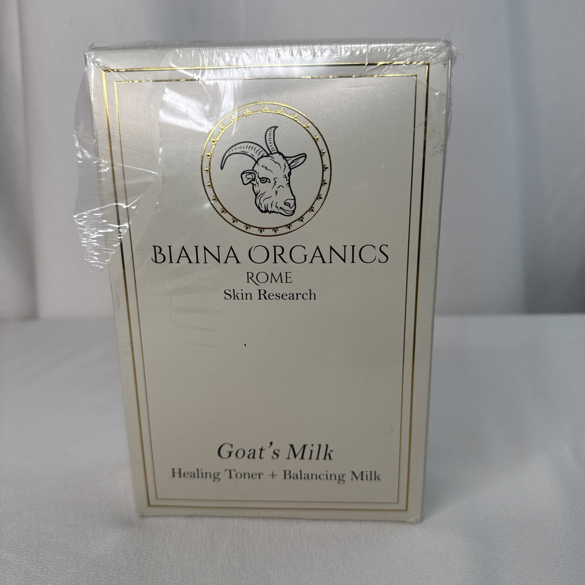 Biaina Organics Goat’s Milk Skincare Set - Healing Toner + Balancing Milk, 2 Pieces