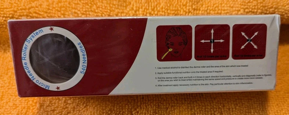 Micro Roller System with 540 Needles for Acne Care - RoHS CE MR50