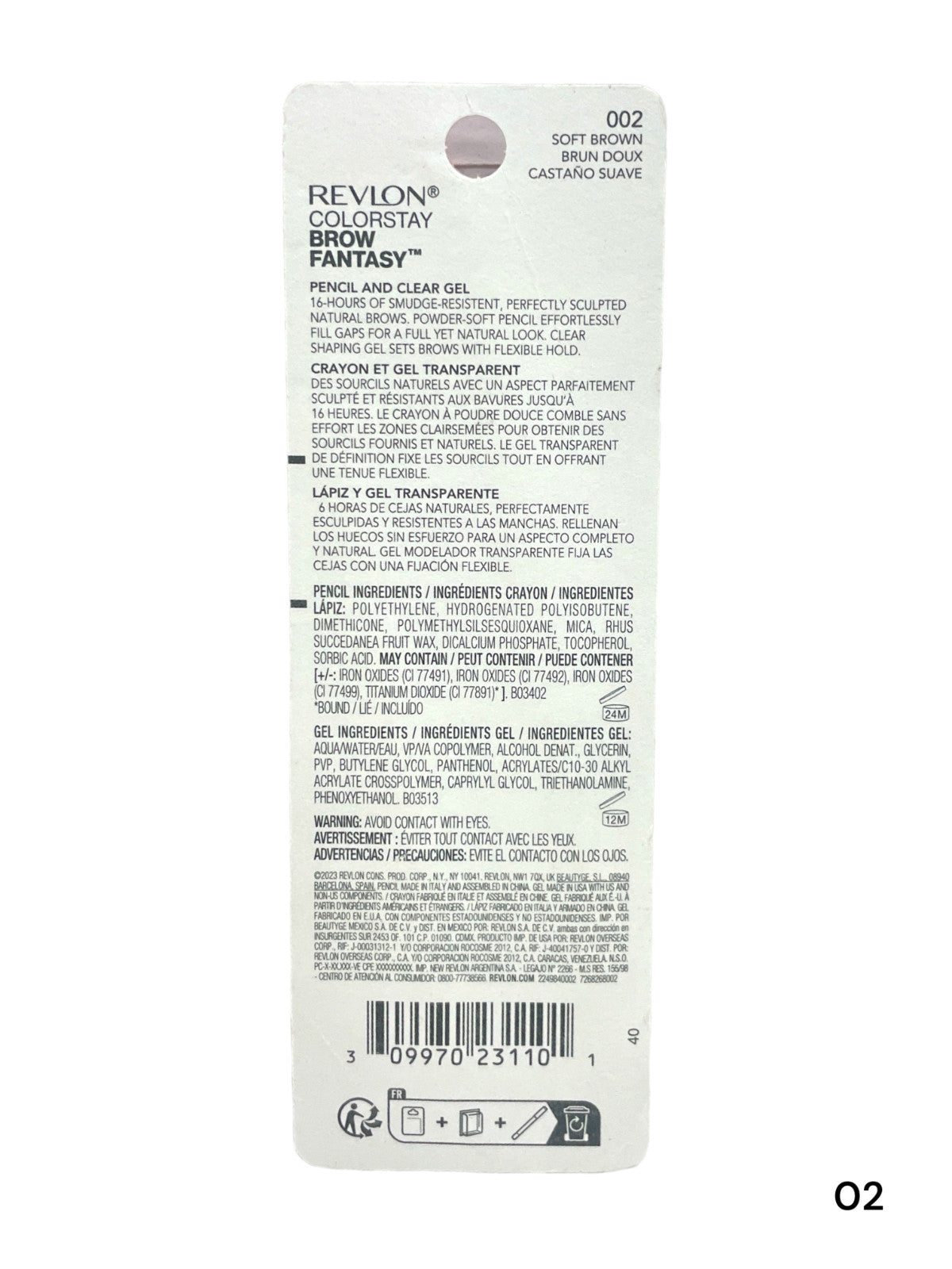 Revlon Colorstay Soft Powder Pencil with Gel - Dark & Soft Brown Shades, Choose Your Shade
