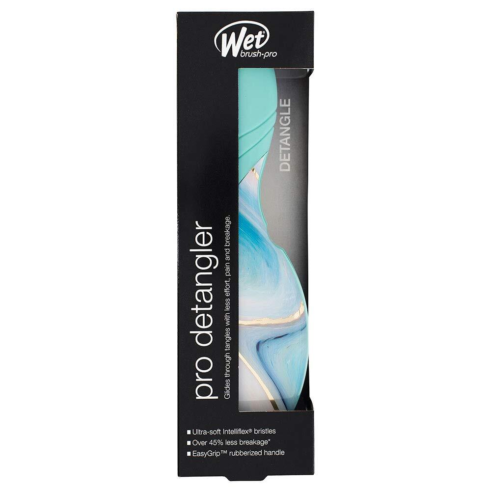 Wet Brush Detangler Hair Brush - Organic Swirl Teal, Gentle Detangling Tool