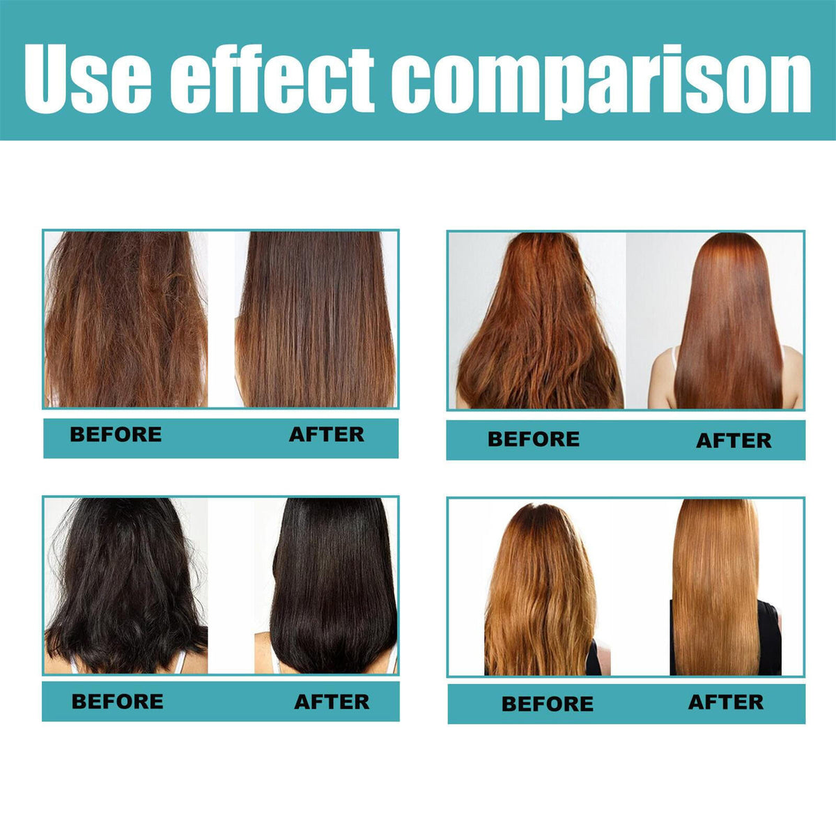 Protein Hair Straightening Cream with Silk & Collagen for Smooth Hair